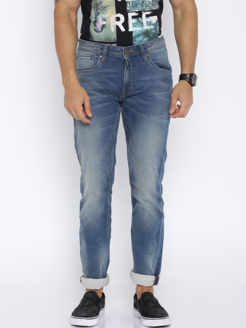 

Jack & Jones Men Blue Slim Fit Low Rise Clean Look Jeans
