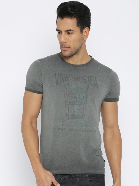 

Jack & Jones Grey Printed T-shirt