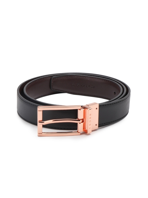 

Cross Men Black & Brown Leather Belt