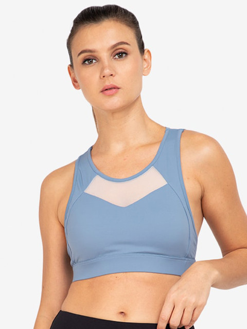 

ZALORA ACTIVE Blue Workout Bra Lightly Padded