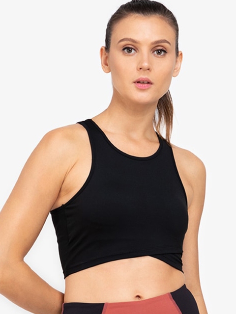 

ZALORA ACTIVE Black Cut Out Workout Bra - Lightly Padded