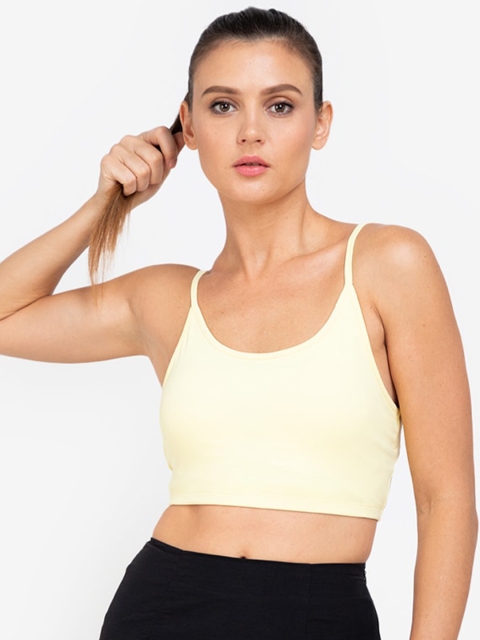 

ZALORA ACTIVE Yellow Bra Lightly Padded