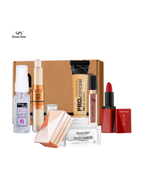 

Seven Seas Professional Face Makeup Set for Dark Skin Tone, Multi