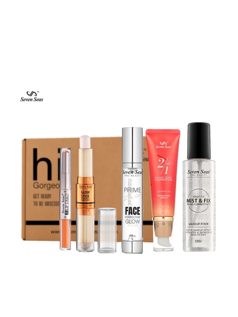 

Seven Seas Professional Face Makeup Set for Dark Skin Tone, Multi