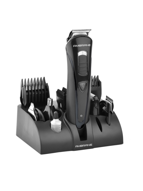 

Ambrane Men AGK-11 Cruiser 5-In-1 Trimmer Kit with Dock Station - Black
