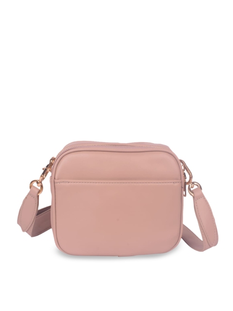 

Bagkok Beige Structured Sling Bag
