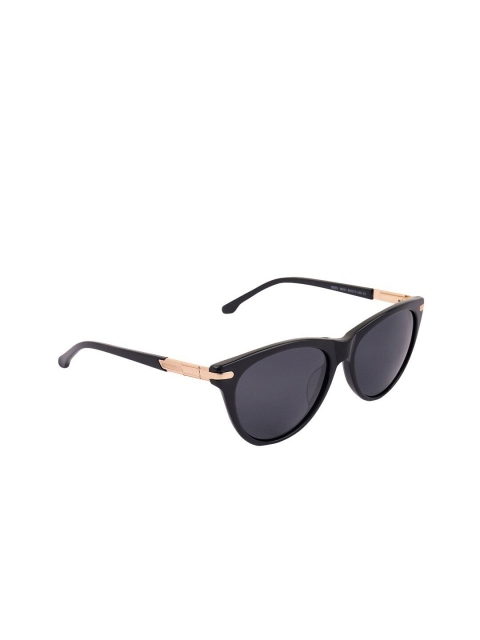 

MARC LOUIS Grey Lens & Black Oval Sunglasses with Polarised and UV Protected Lens 6003 C1