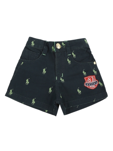 

Actuel Boys Green Printed Shorts