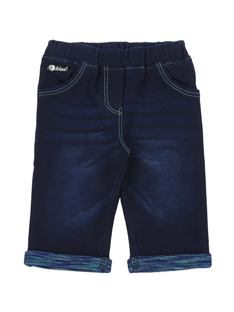 

Actuel Girls Blue Regular Fit Denim Cotton Capris