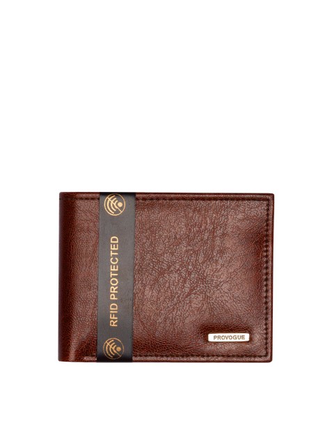 

Provogue Men Brown Two Fold Wallet