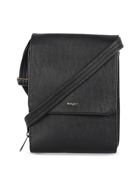 

Baggit Black Structured Sling Bag