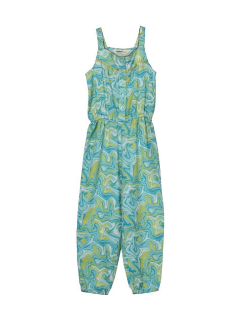 

Beebay Girls Multicoloured Printed Jumpsuit, Multi