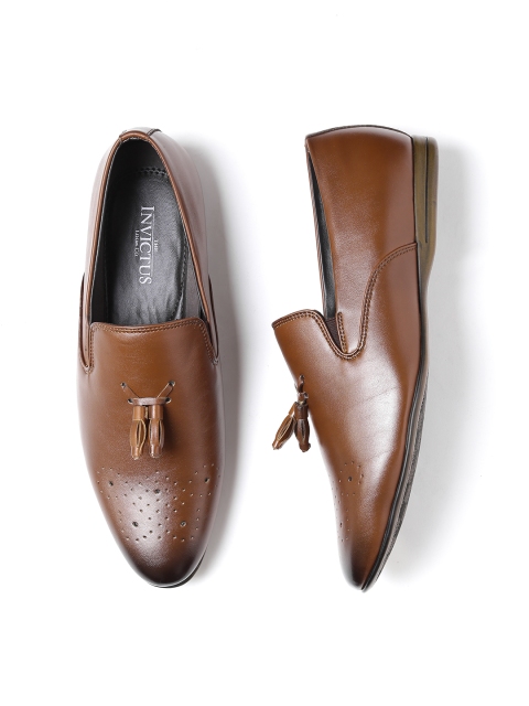 

INVICTUS Men Tan Brown Semiformal Slip-Ons