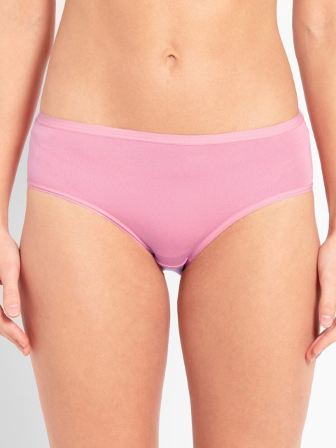 

Jockey Women Pink Solid Hipster Briefs