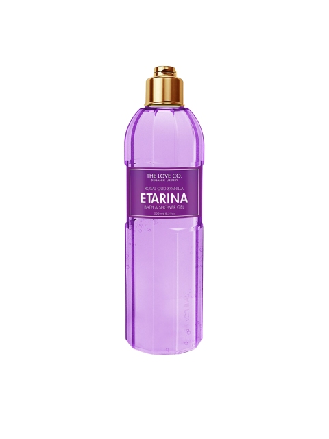 

THE LOVE CO. Organic Luxury Rosal Oud & Vanilla Etarina Shower Gel - 250 ml, Lavender