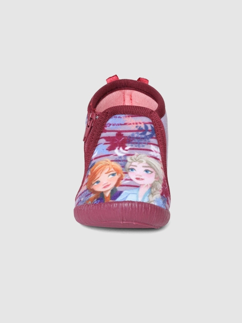 

shoexpress Girls Maroon Frozen Printed Slip On Sneakers