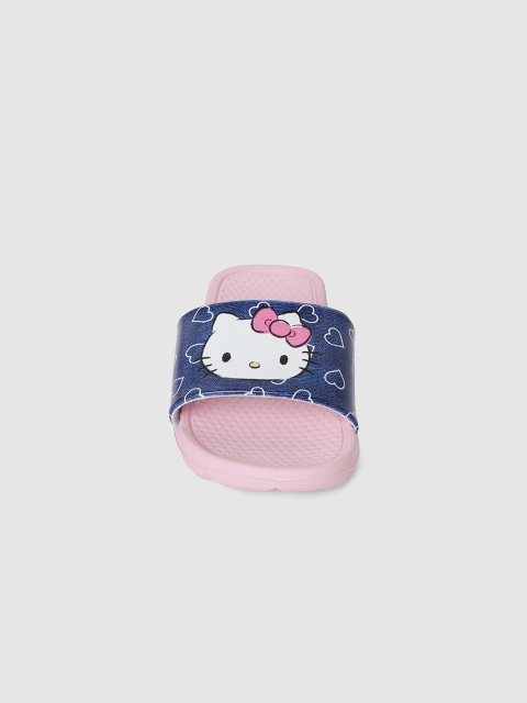 

shoexpress Girls Blue & Pink Printed Sliders
