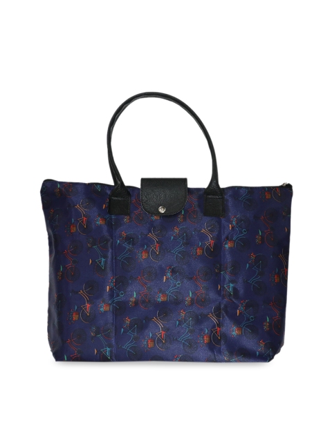 

LELYS Women Multicoloured Printed Structured Handheld Bag, Multi