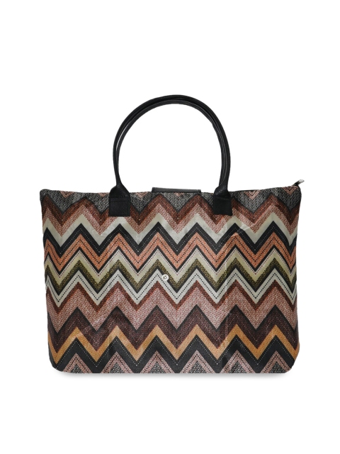 

LELYS Multicoloured Geometric Printed Structured Shoulder Bag, Multi