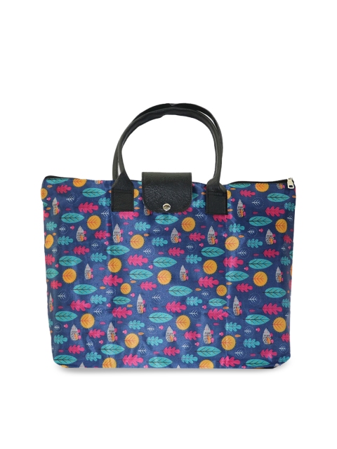 

LELYS Multicoloured Floral Printed Shopper Handheld Bag, Multi