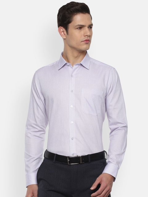 

Louis Philippe Men Slim Fit Checked Formal Shirt, Lavender