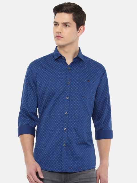 

Louis Philippe Sport Men Blue Slim Fit Printed Casual Shirt