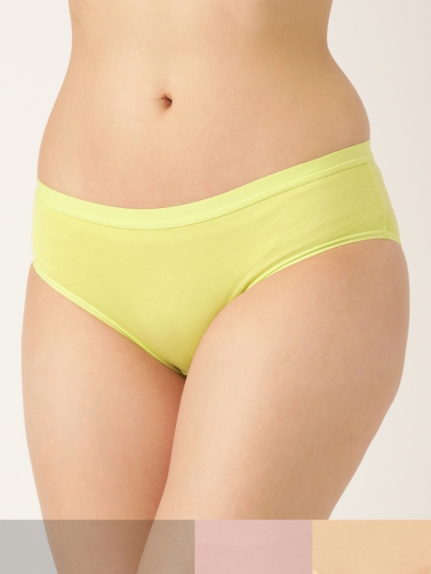 

DressBerry Women Set of 3 Assorted Cotton Hipster Briefs DB-BRF-3PP-NEWCOTTON-016P