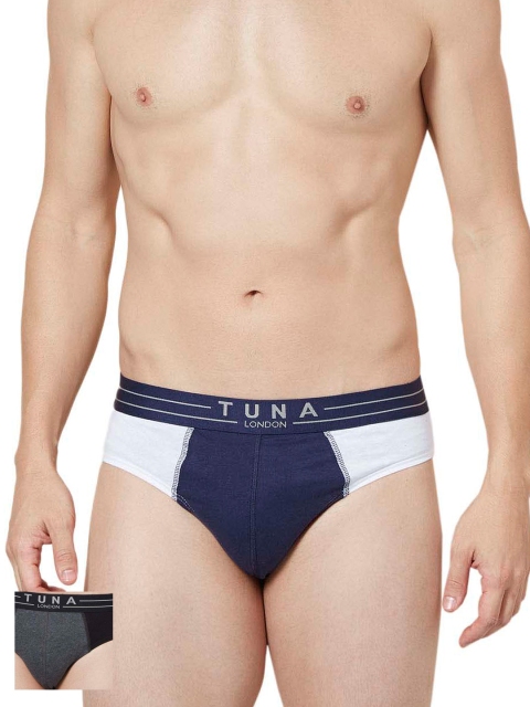 

Tuna London Men Pack of 2 Briefs BTM55, White