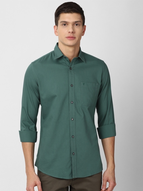 

Van Heusen Sport Men Green Slim Fit Cotton Casual Shirt