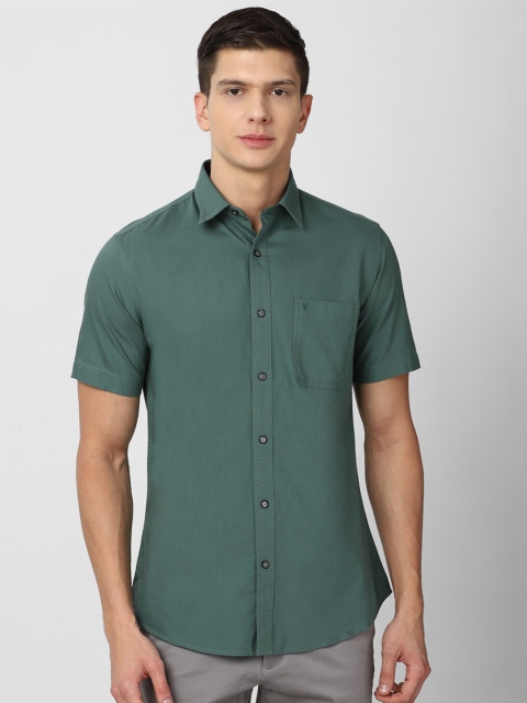 

Van Heusen Sport Men Green Slim Fit Pure Cotton Casual Shirt