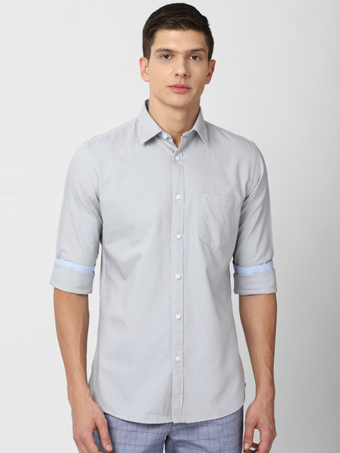 

Van Heusen Sport Men Grey Slim Fit Pure Cotton Casual Shirt