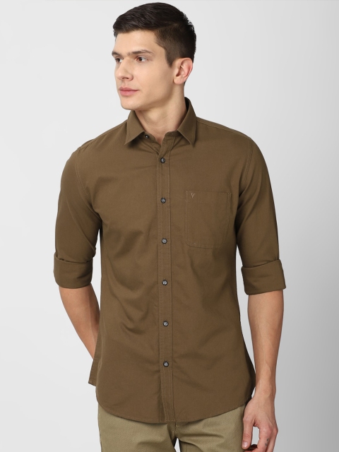 

Van Heusen Sport Men Brown Slim Fit Cotton Casual Shirt