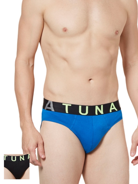 

Tuna London Men Pack of 2 Briefs BTM99, Blue