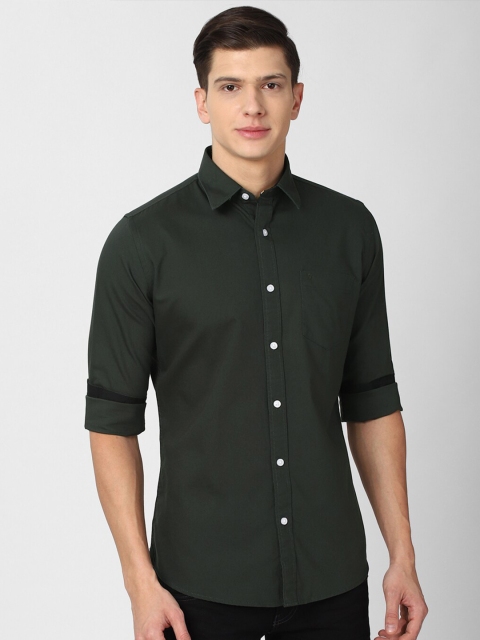 

Van Heusen Sport Men Green Slim Fit Cotton Casual Shirt