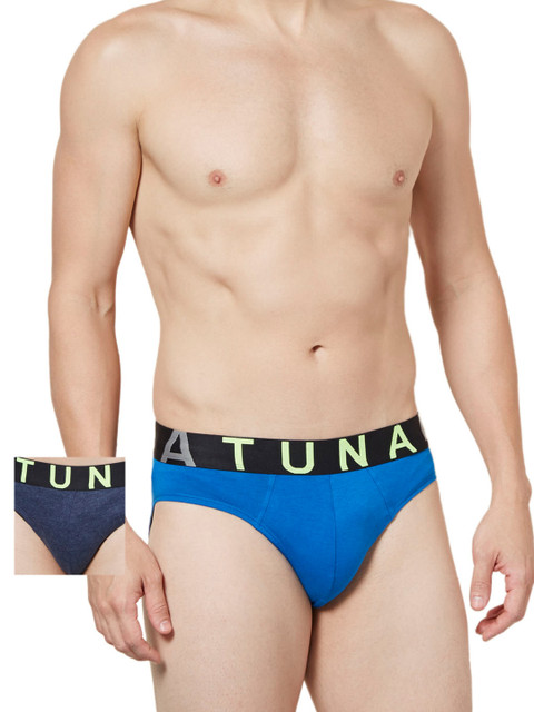 

Tuna London Men Pack of 2 Briefs BTM99BUDEN_XL, Blue