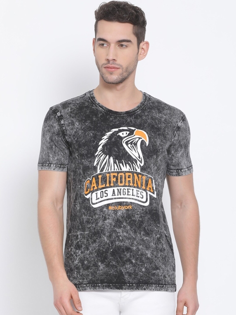 

Club York Men Black Tie & Dyed T-shirt