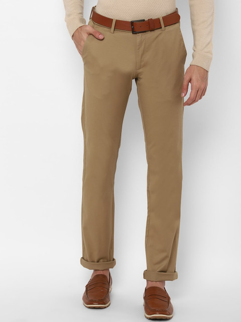 

Allen Solly Men Khaki Slim Fit Chinos