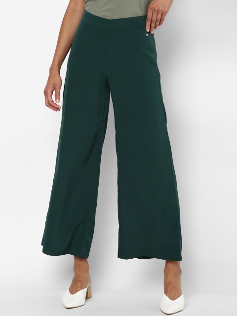 

Allen Solly Woman Women Green Trousers