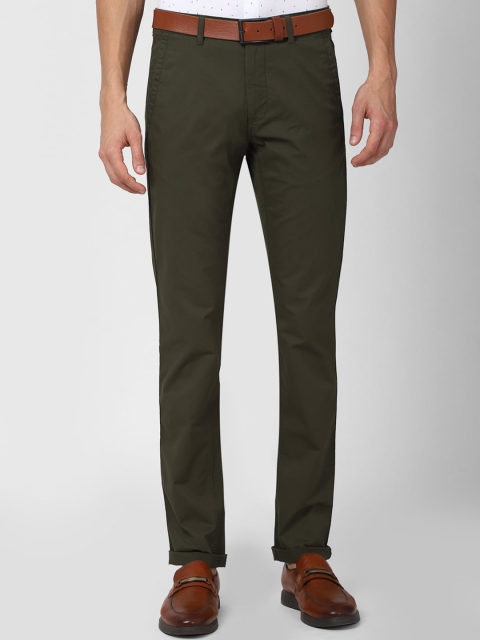 

Van Heusen Sport Men Olive Green Slim Fit Chinos Trousers