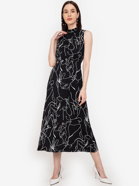 

ZALORA WORK Peach-Coloured Solid Sheath Dress