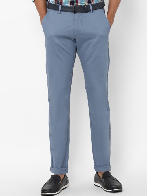 

Allen Solly Men Blue Slim Fit Trousers