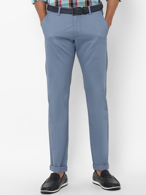 

Allen Solly Men Blue Slim Fit Trousers