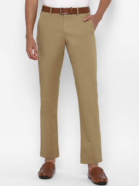 

Allen Solly Men Khaki Regular Fit Trousers