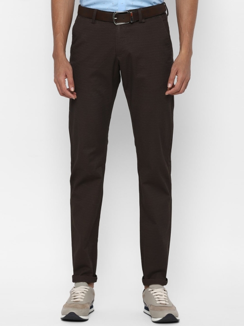 

Allen Solly Men Brown Slim Fit Trousers