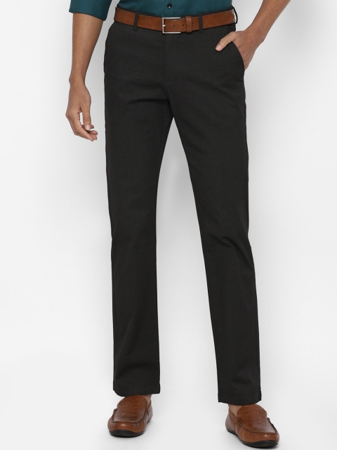 

Allen Solly Men Charcoal Grey Chinos Trousers