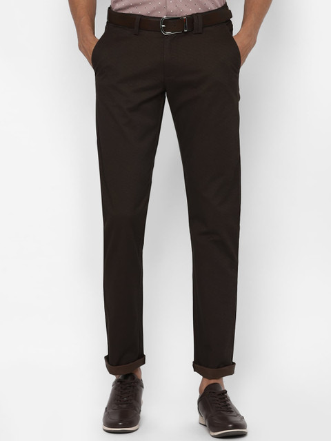 

Allen Solly Men Black Slim Fit Trousers