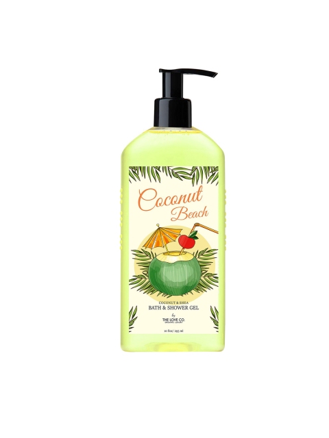 

THE LOVE CO. Luxury Coconut Beach Body Wash 295ml, White