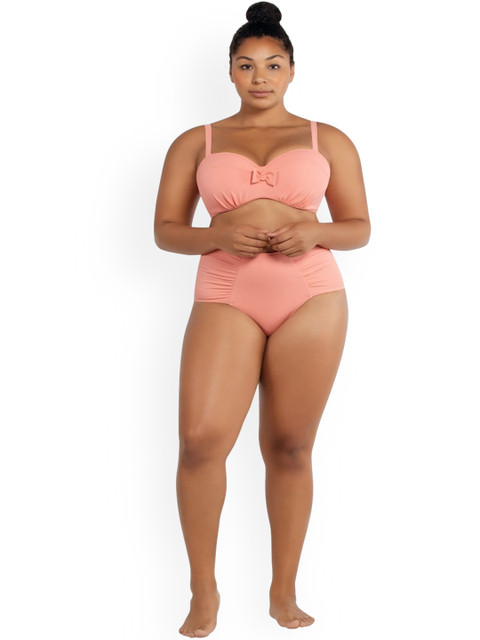 

PARFAIT Women Pink Solid Swim Briefs S8165 Pink Blush