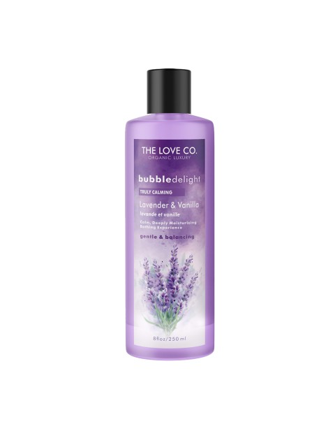 

THE LOVE CO. Bubble Delight Lavender & Vanilla Body Wash 250ml, White