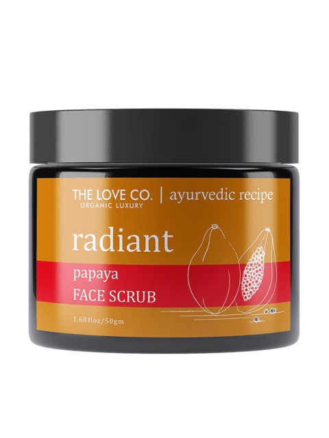 

THE LOVE CO. Radiant Papaya Face Scrub 50g, White